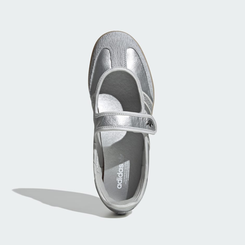 Adidas SAMBA OG SHOES - Silver Metallic / Grey One / Gum