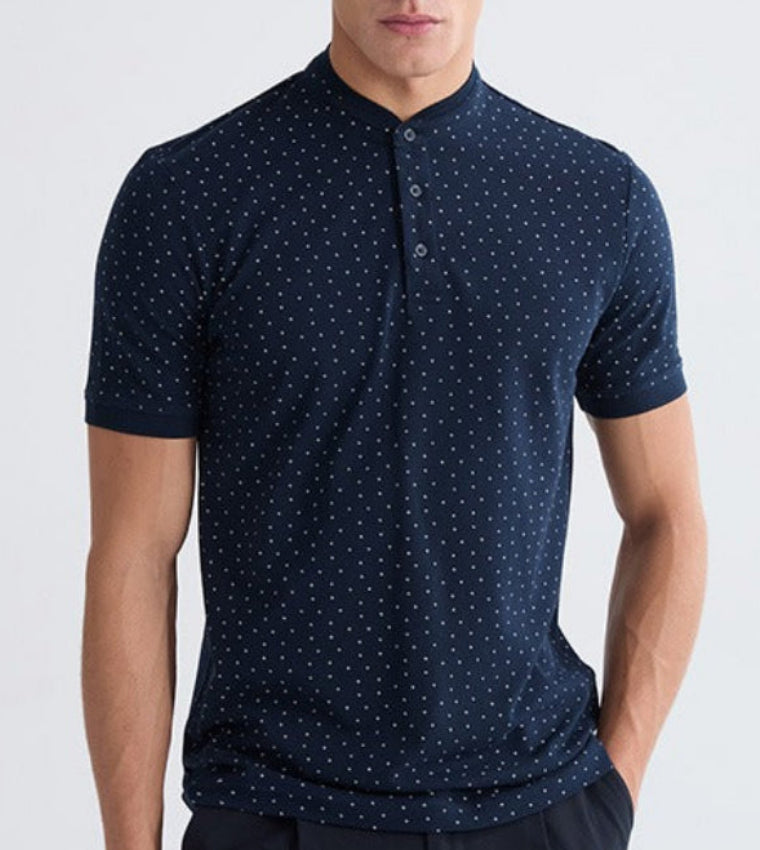 LC Waikiki Printed Short Sleeves Navy