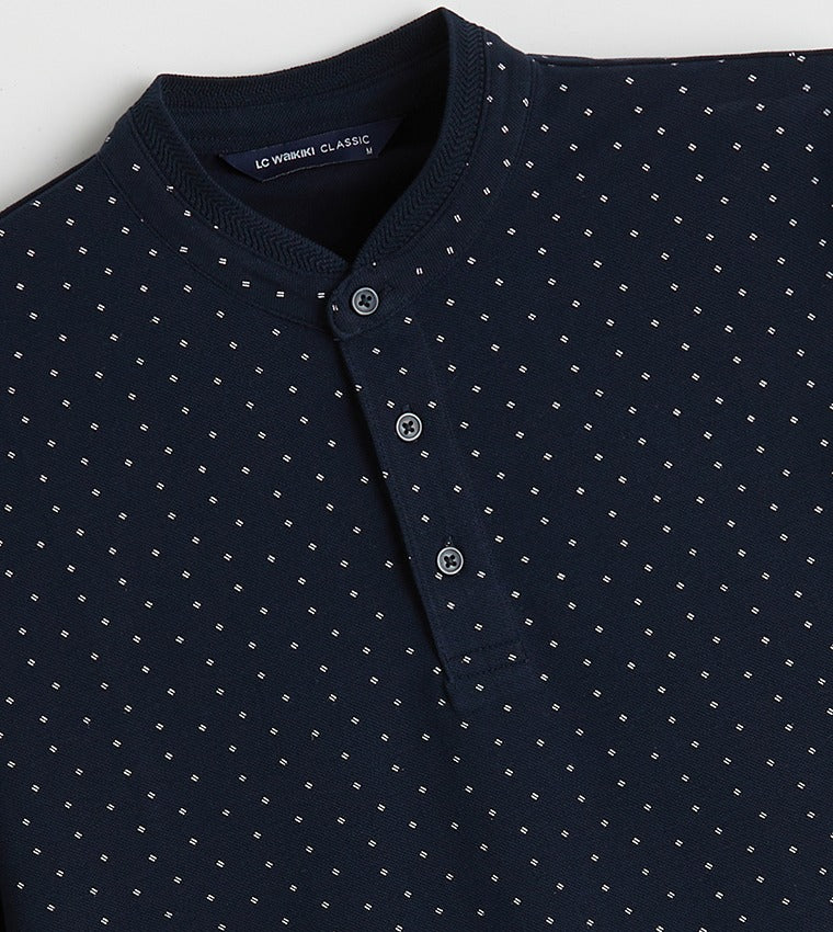 LC Waikiki Printed Short Sleeves Navy
