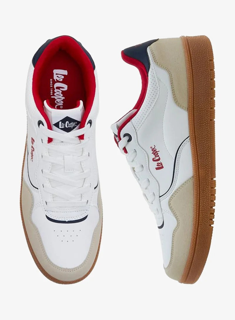 Lee Cooper Perforated Ortholite Sneaker White