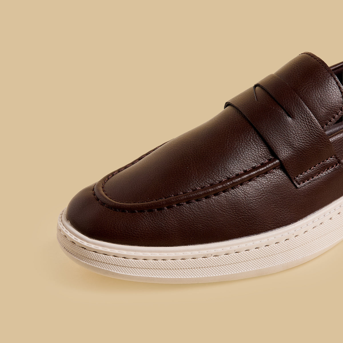 Max Plain Slip-On Sneakers Brown for Men - image 4