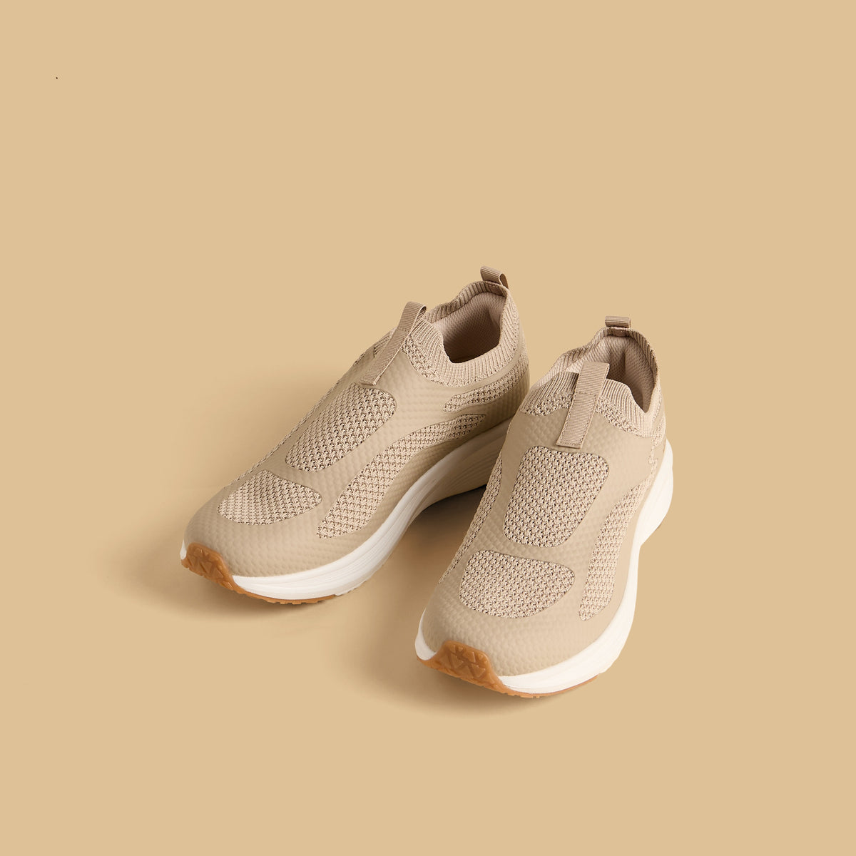 Max Textured Slip-On Shoes Beige for Men - image 2
