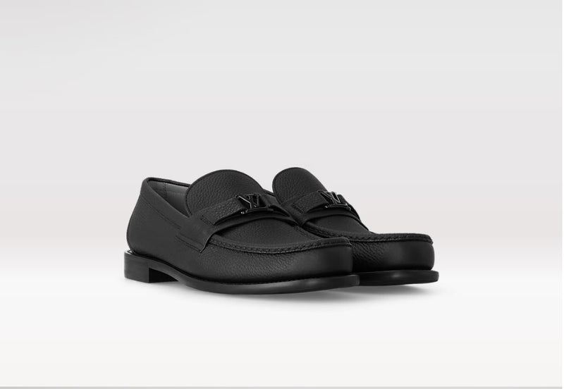 LV MAjor Loafer Grain Black