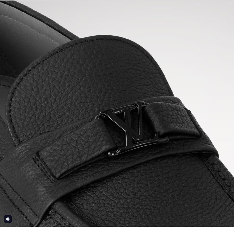 LV MAjor Loafer Grain Black