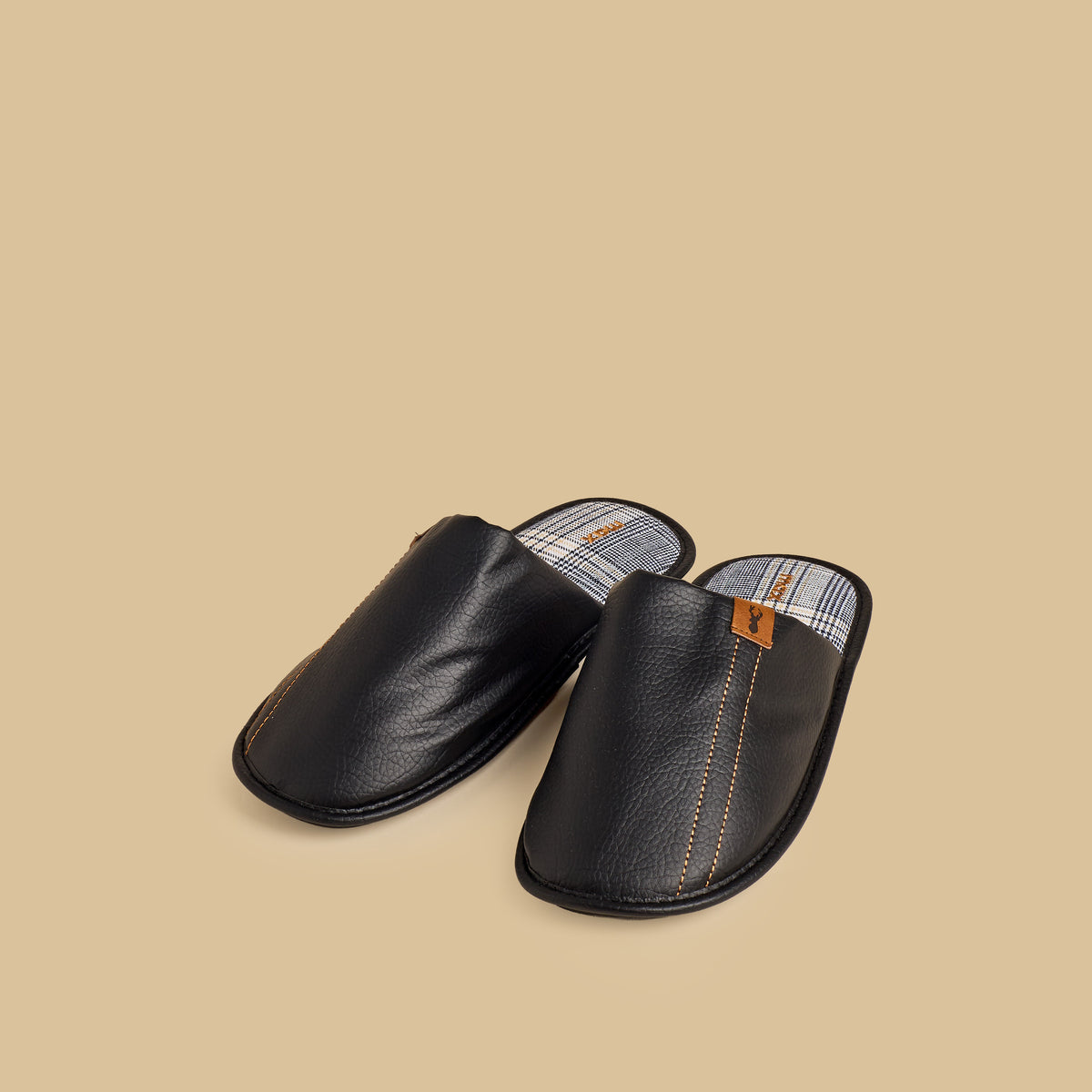 Max Applique Detail Bedroom Mules Black for Men - image 1