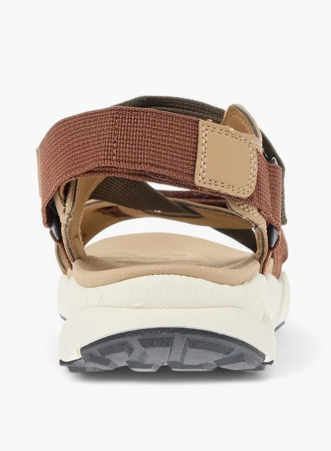 Le Confort Textured Floters Hook&Loop Sandal Men