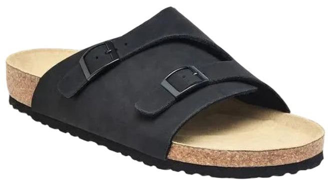 Buckle Details Sandal Men by Le Confort Black