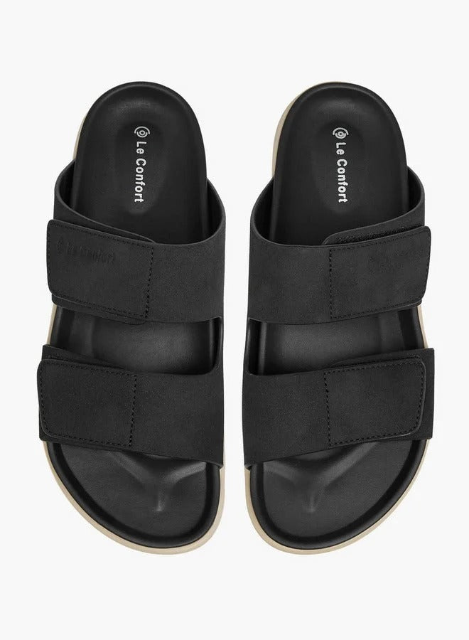 Mens Comfort Sandal by Le Confort Black