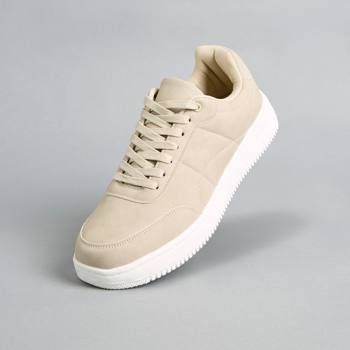 Max Stitch Detail Sneakers with Lace-Up Closure Brown for Men - image 1