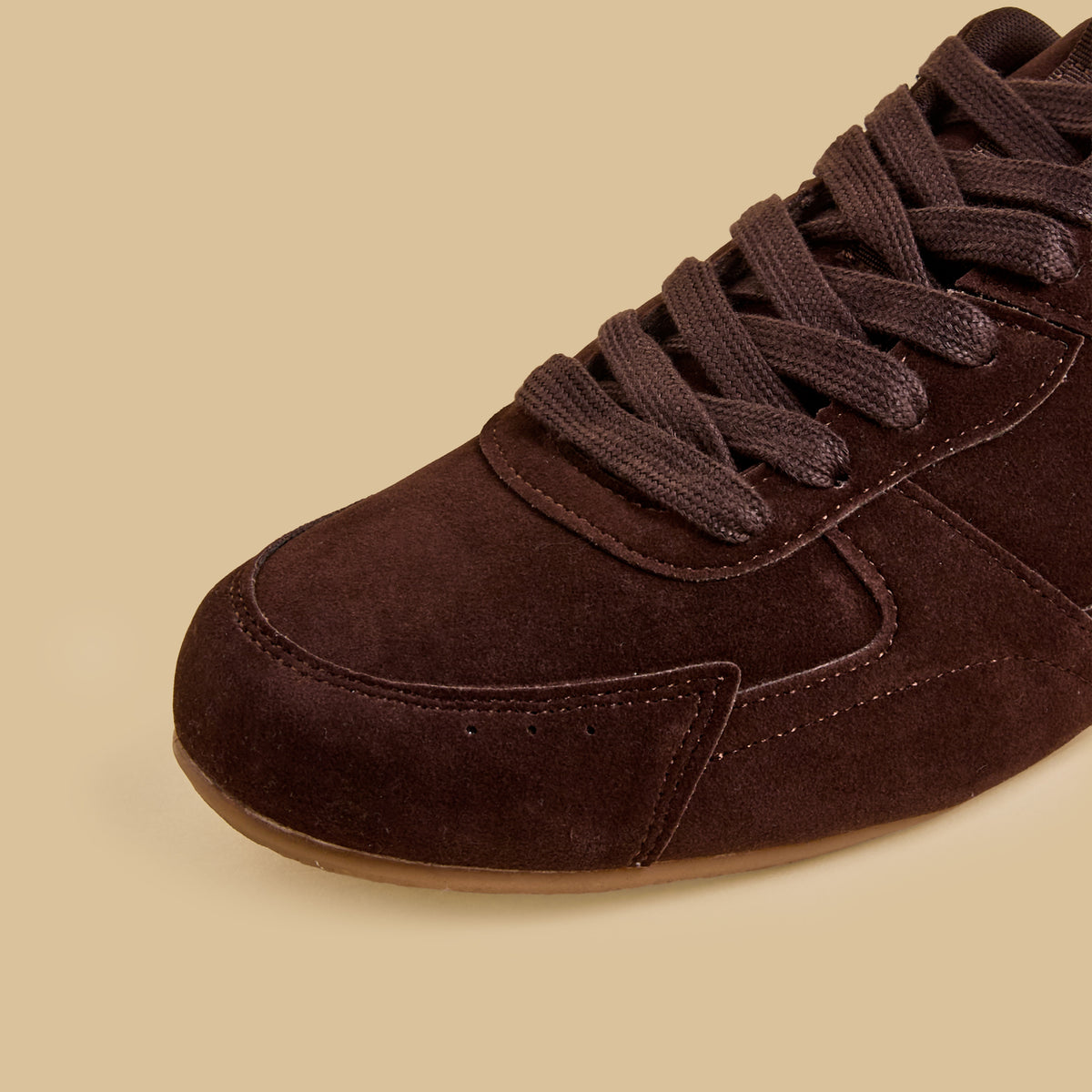 Max Plain Lace-Up Sports Shoes Brown for Men - image 4