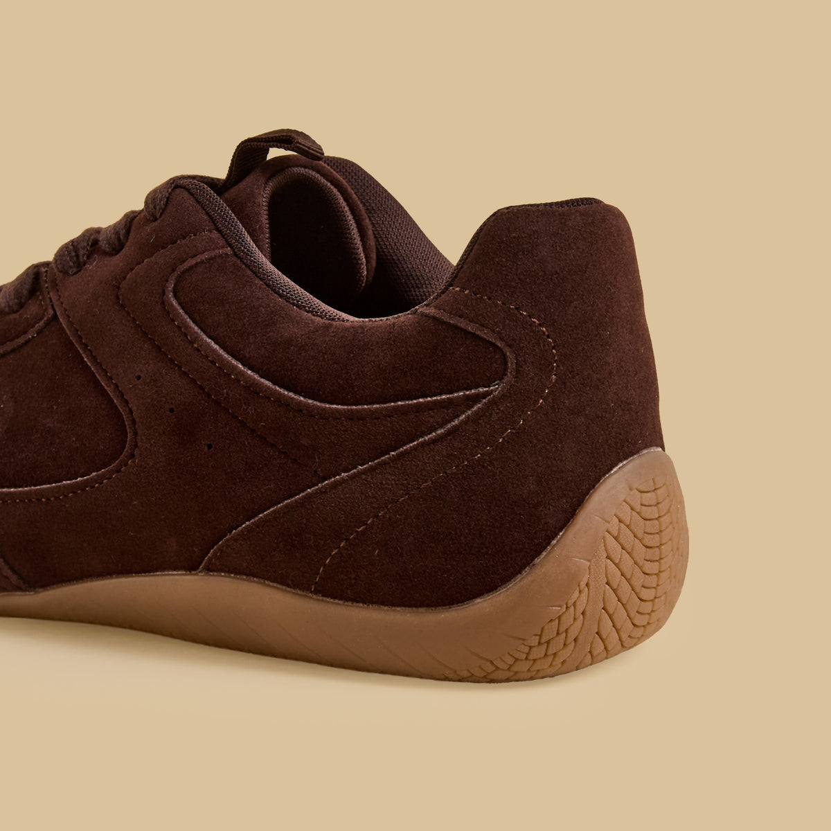 Max Plain Lace-Up Sports Shoes Brown for Men - image 5