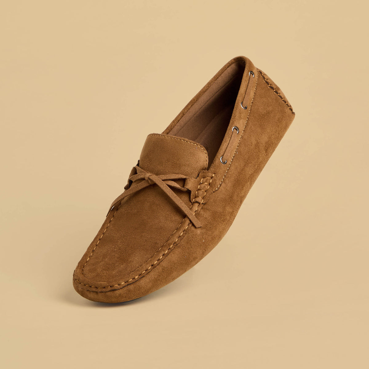 Max Bow Trim Slip-On Loafers Brown for Men - image 2