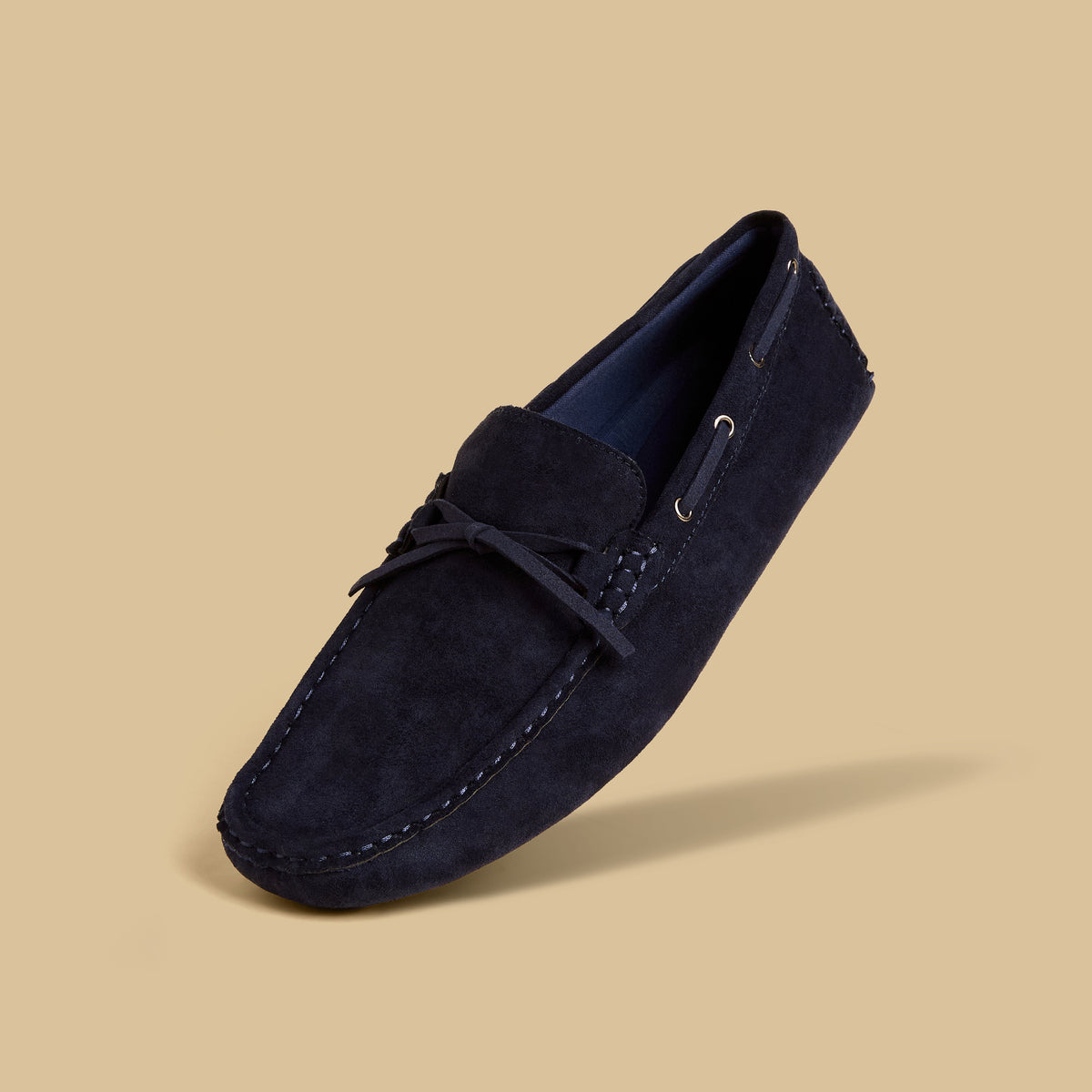 Max Bow Trim Slip-On Loafers Blue for Men - image 2