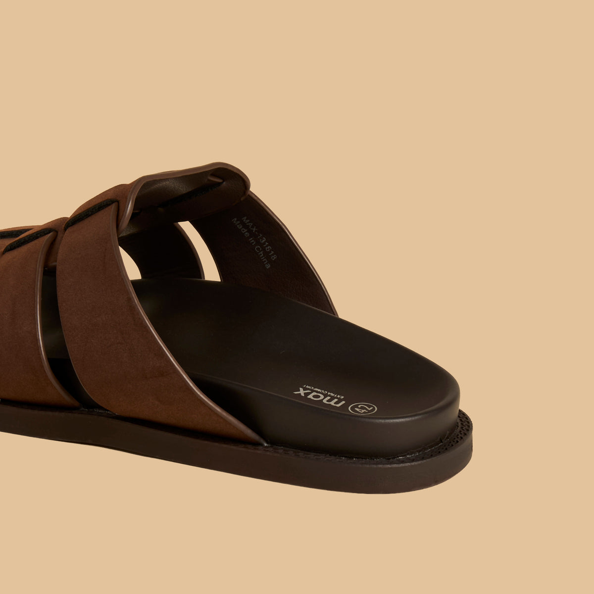 Max Strappy Slip-On Sandals Brown for Men - image 5