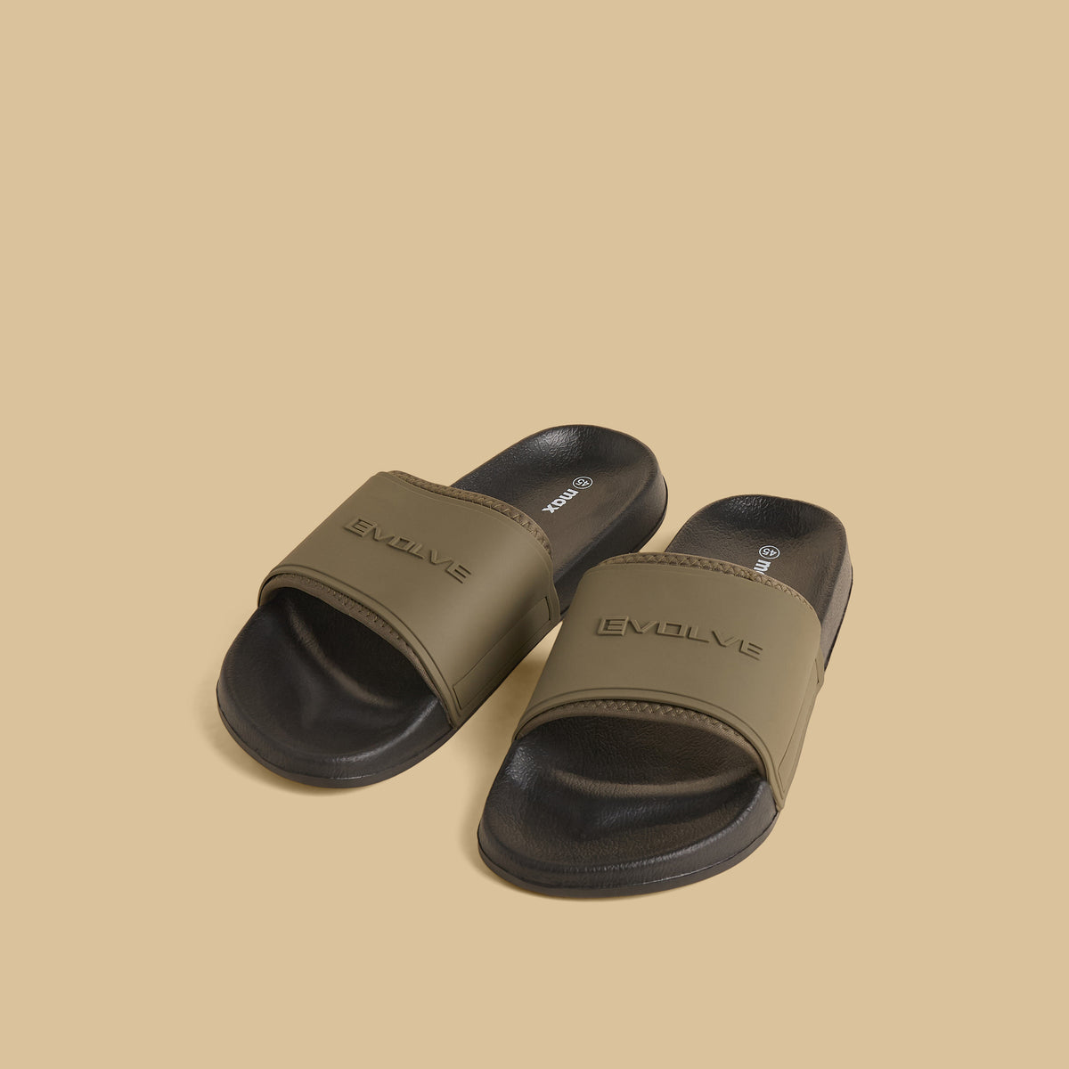 Max Embossed Slides Green for Men - image 1