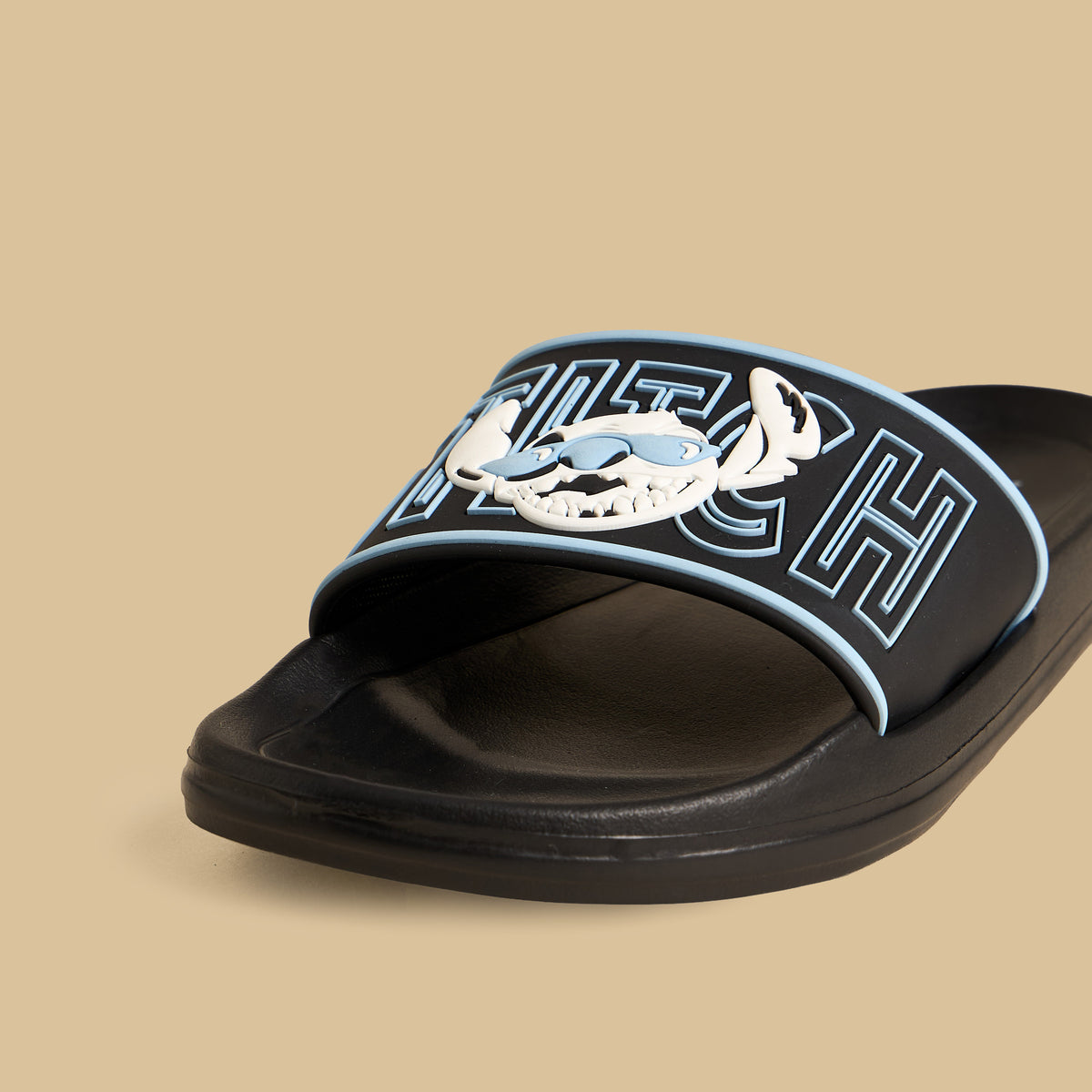 Max Stitch Embossed Slides Black for Men - image 4
