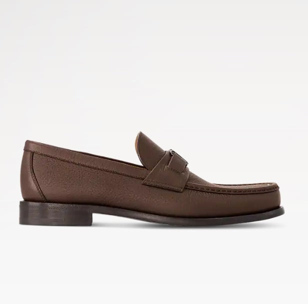 LV MAjor Loafer Grain Brown