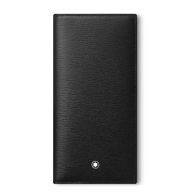 Montblanc Meisterstuck 4810 Vertical Wallet 15cc Black Leather