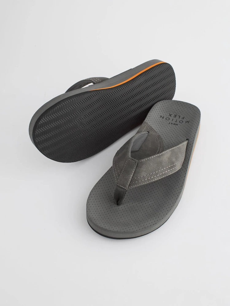 Next Navy Blue Motionflex Flip Flops