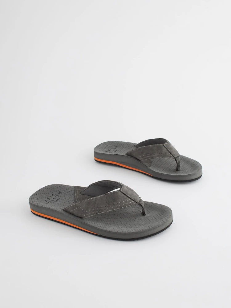 Next Navy Blue Motionflex Flip Flops