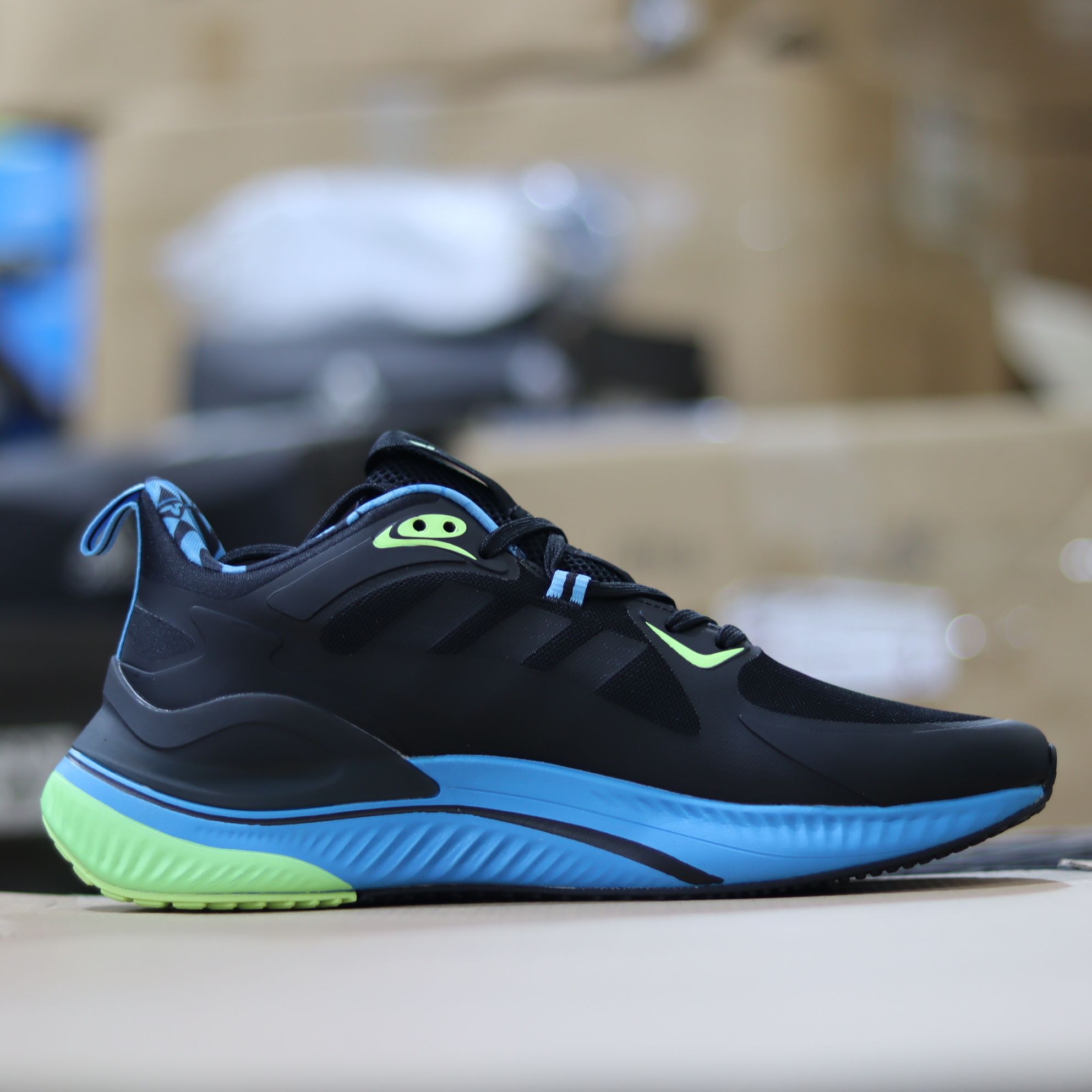 Adidas Alpha Magma Black Blue - Jango Mall