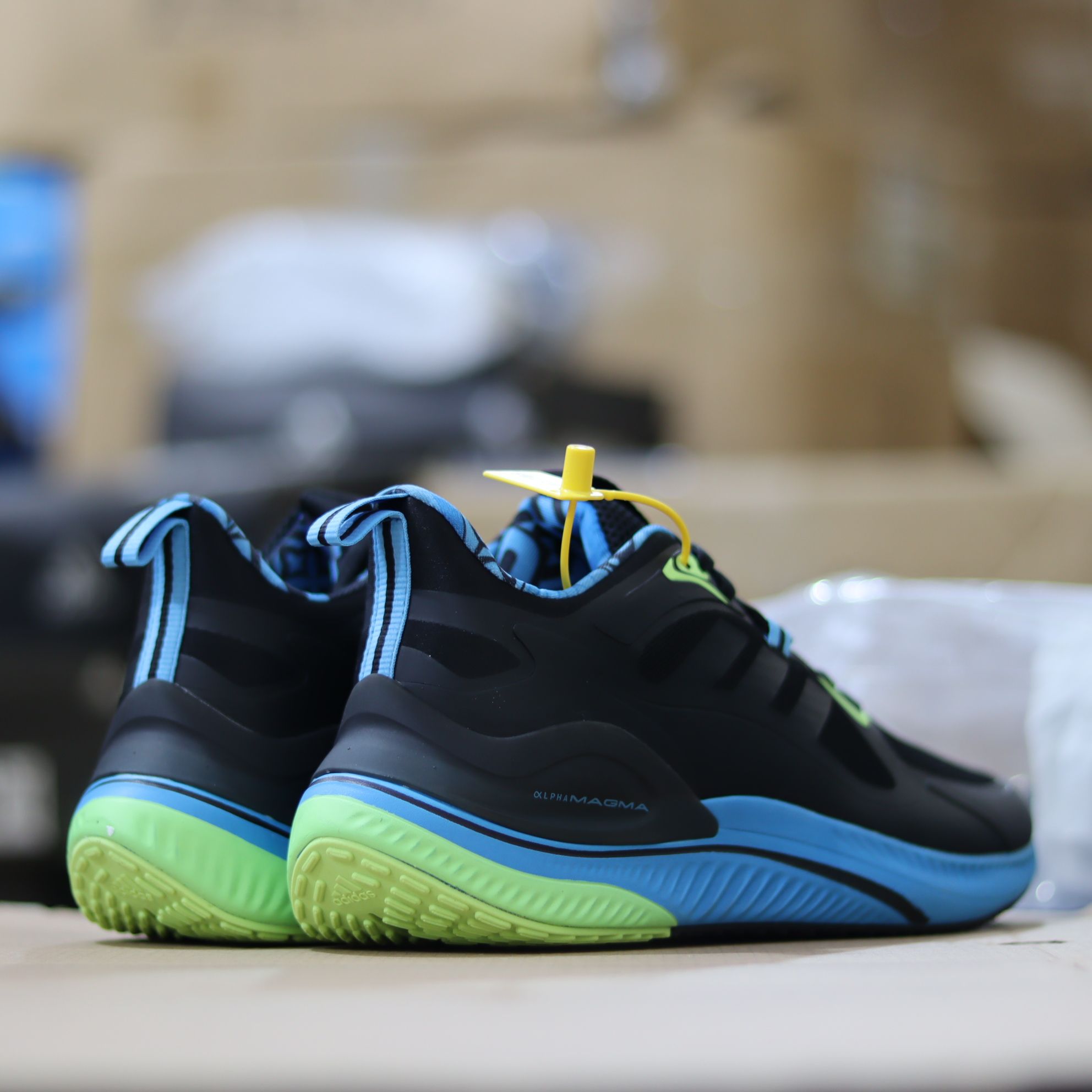 Adidas Alpha Magma Black Blue - Jango Mall