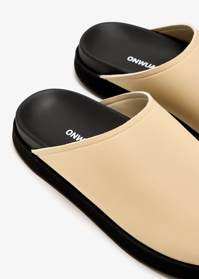 Onwuad Doa sandals Beige Fabric