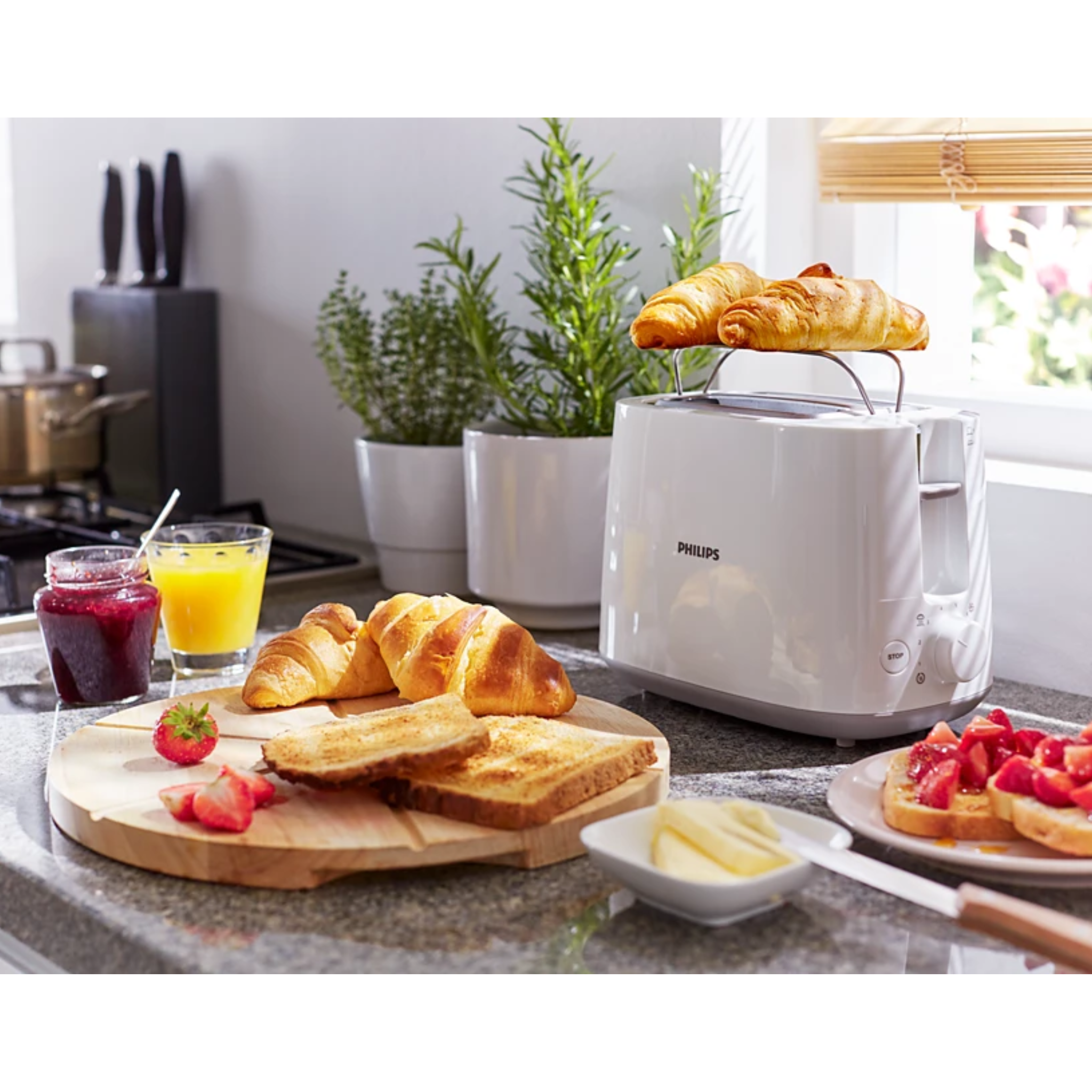 Philips Daily Collection Toaster HD2581/00 - Jango Mall