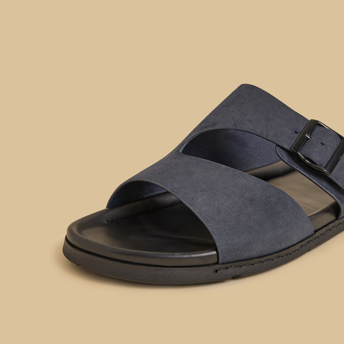 Max Buckle Detail Comfort Sandals Blue for Men - image 4