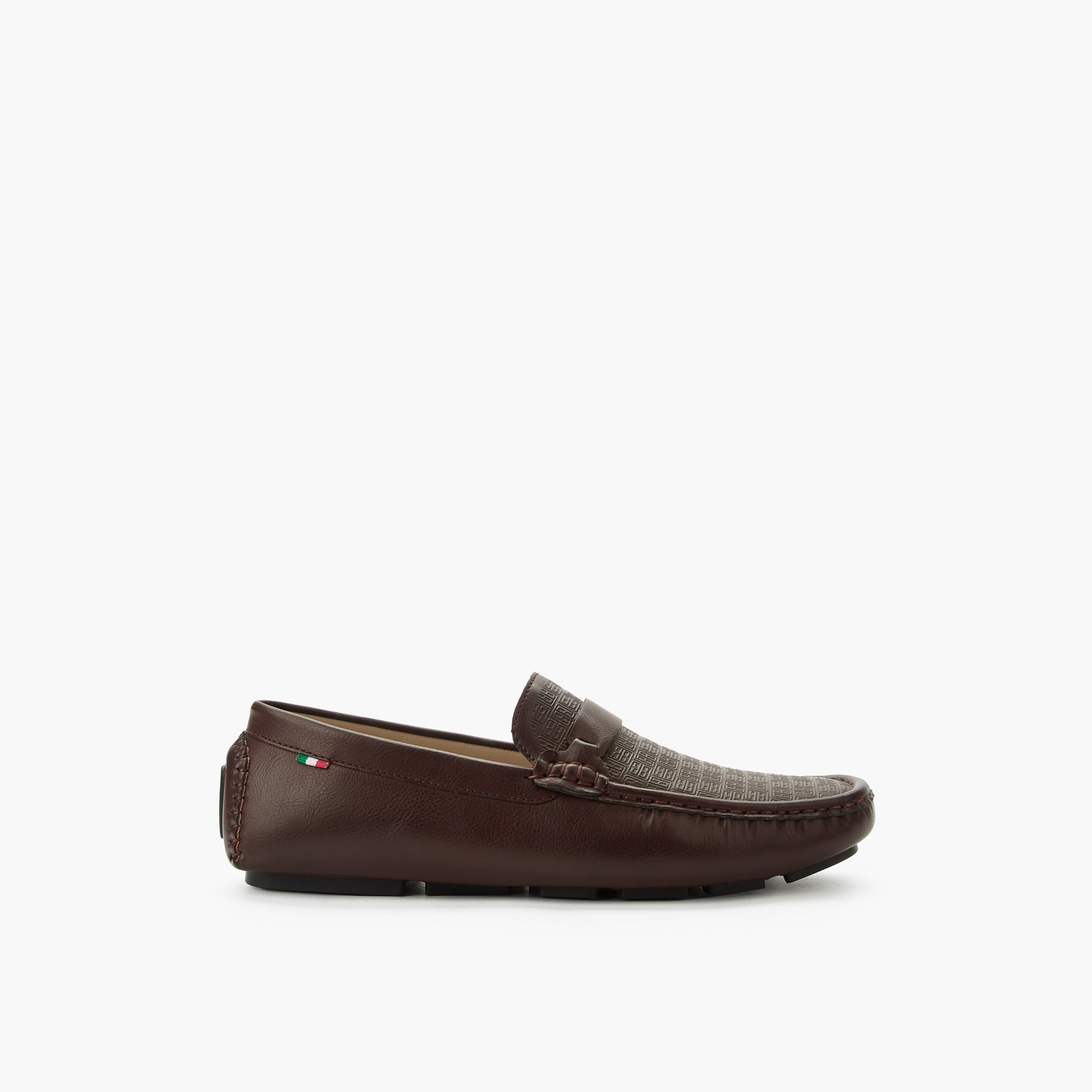 Renzo Ruganni Men Slip-On Moccasins Brown