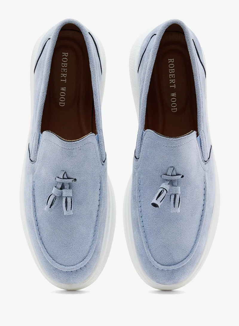 Robert Wood Casual Slip Ons Blue