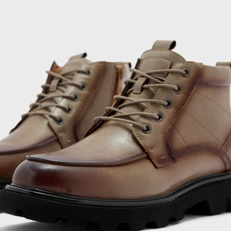 Ankle Lace Up Casual Boots
