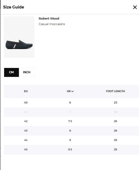 Robert Wood Casual Moccasin Blue