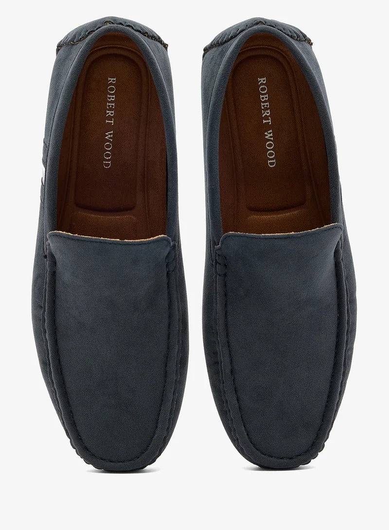 Robert Wood Casual Moccasin Blue
