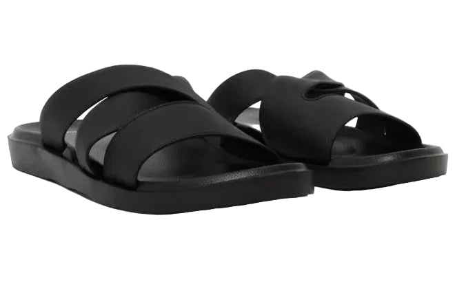Styli Crisscross Slides Black