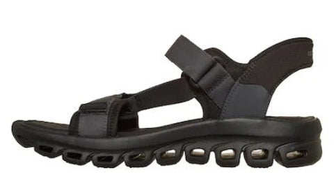 Skechers Black Slip-Ins: Glide Step Sandals