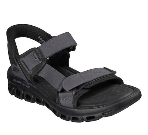 Skechers Black Slip-Ins: Glide Step Sandals