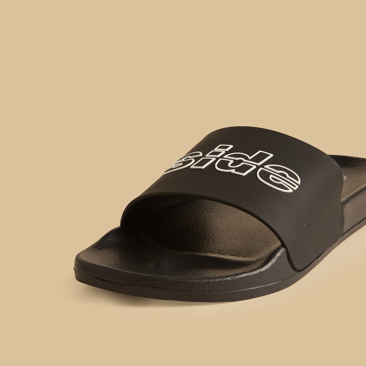 Max Embossed Slides Black for Men - image 4