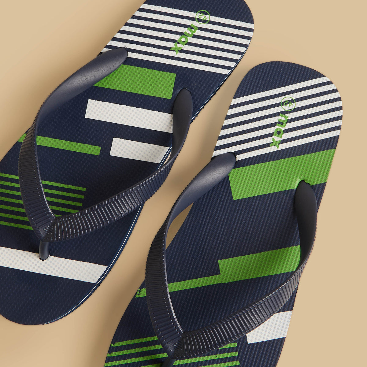 Max Striped Flip Flops Blue for Men - image 3