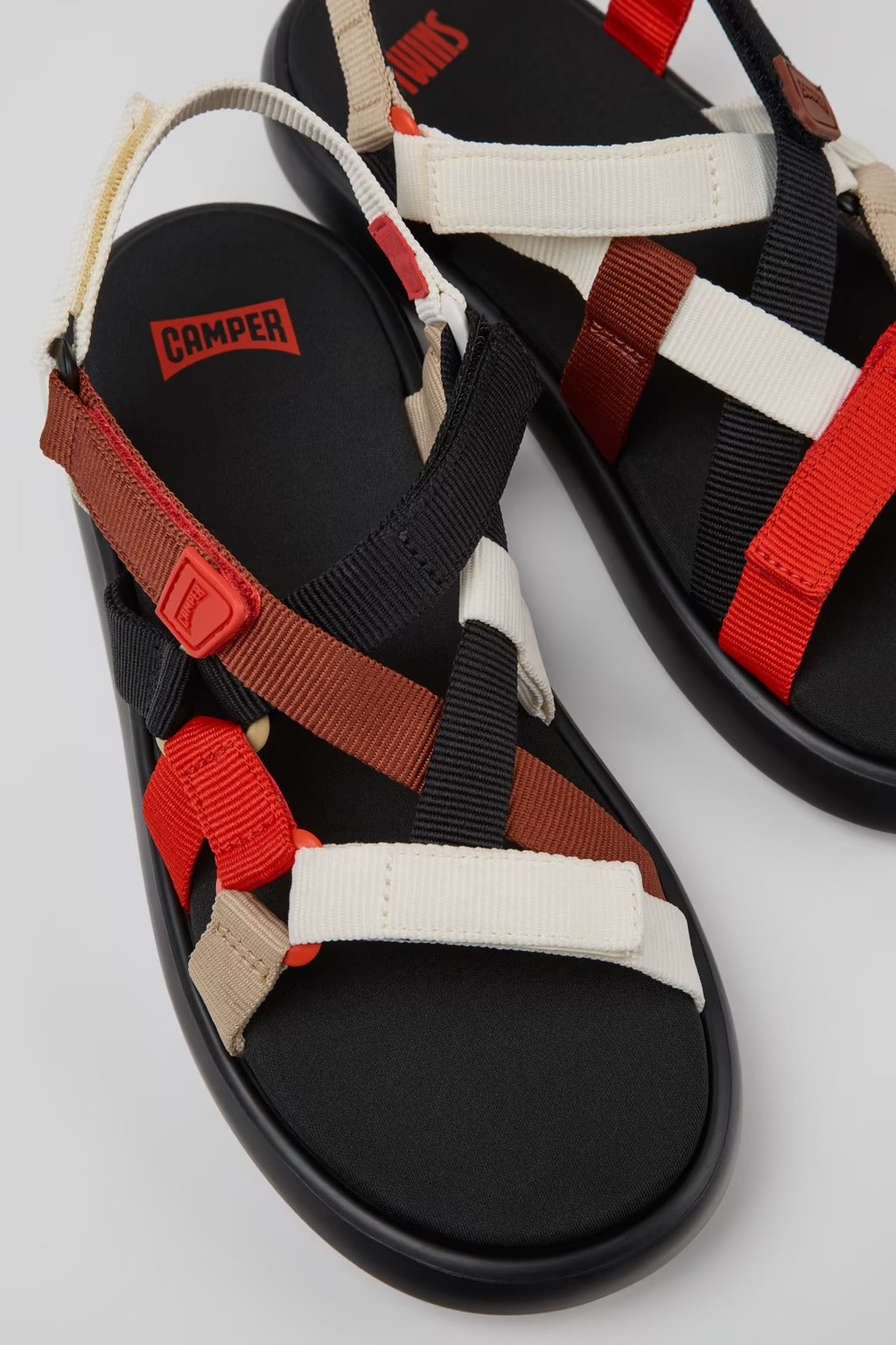 Camper Recycled Polyester TWINS Sandals Men - Multicolor