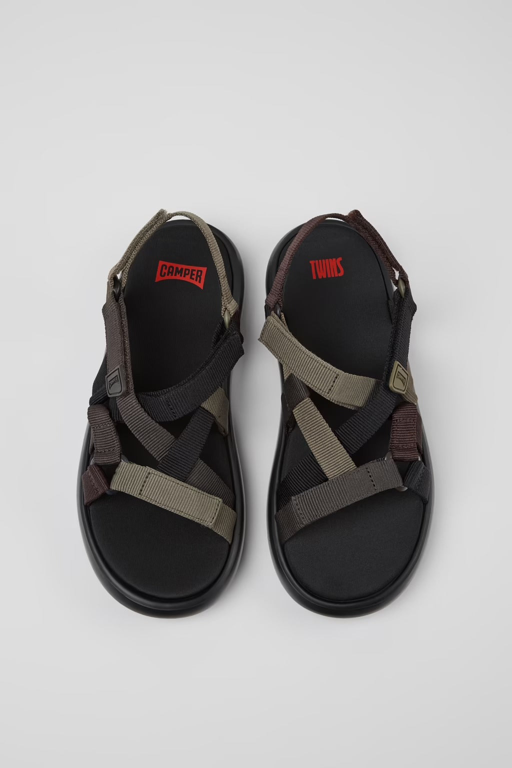 Camper Recycled Polyester TWINS Sandals Men - Multicolored