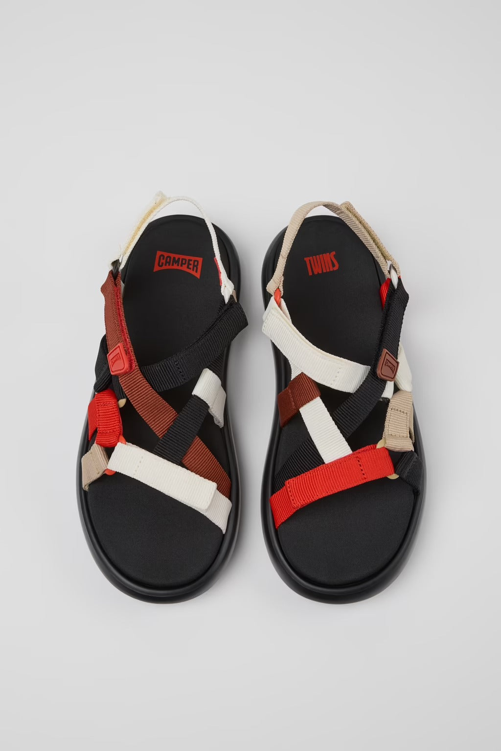 Camper Recycled Polyester TWINS Sandals Men - Multicolor