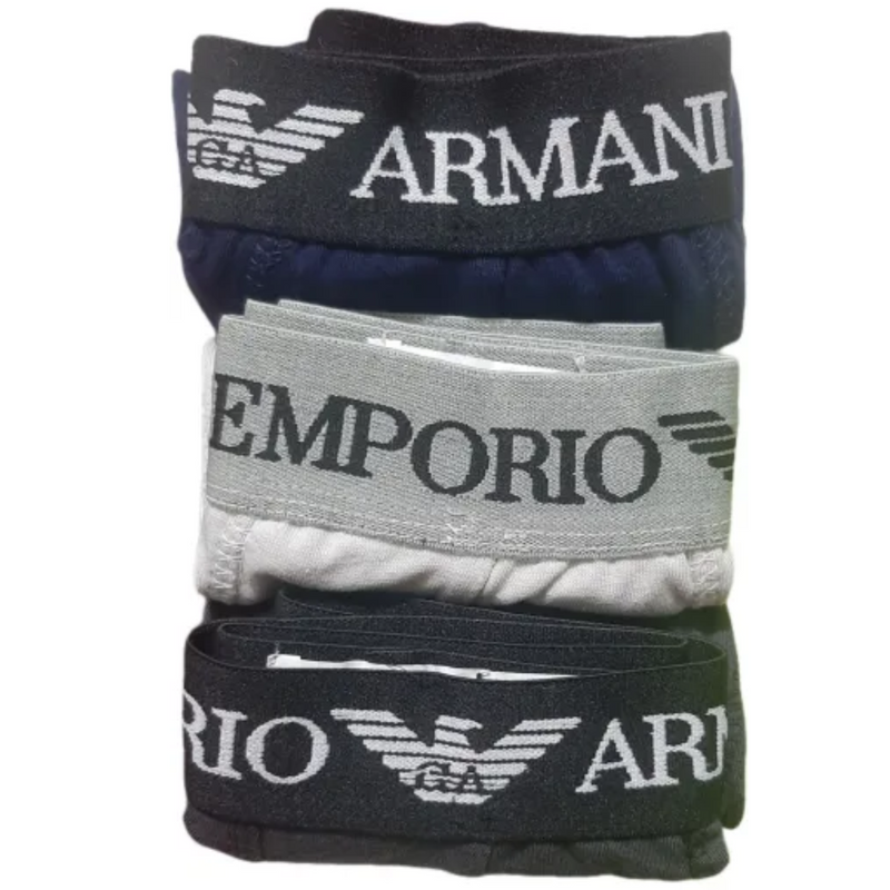 Trunks Pack of 3 For Men Pure Cotton with Essential Comfort Export Quality