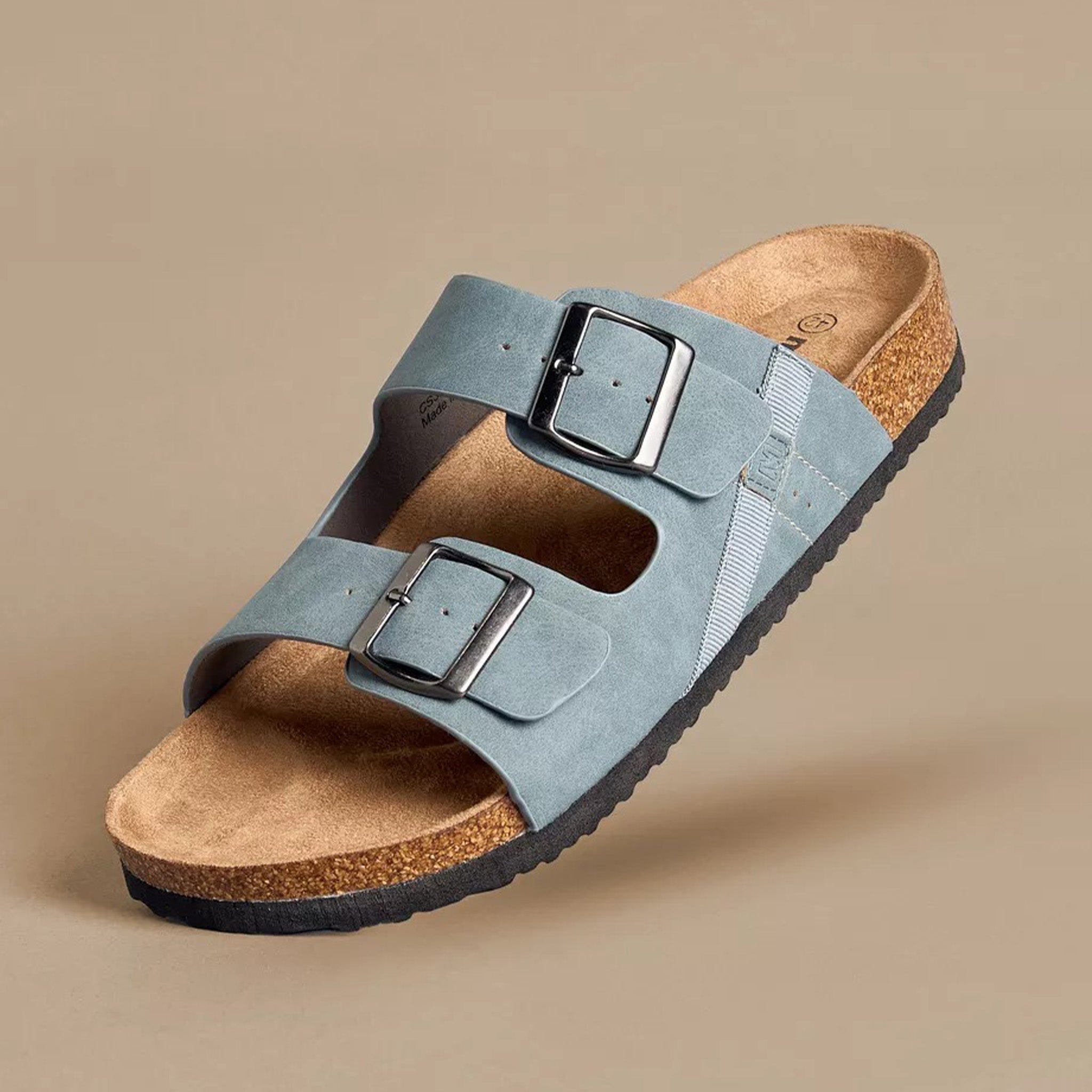 Max Buckle Detail Slip-On Sandals for Men