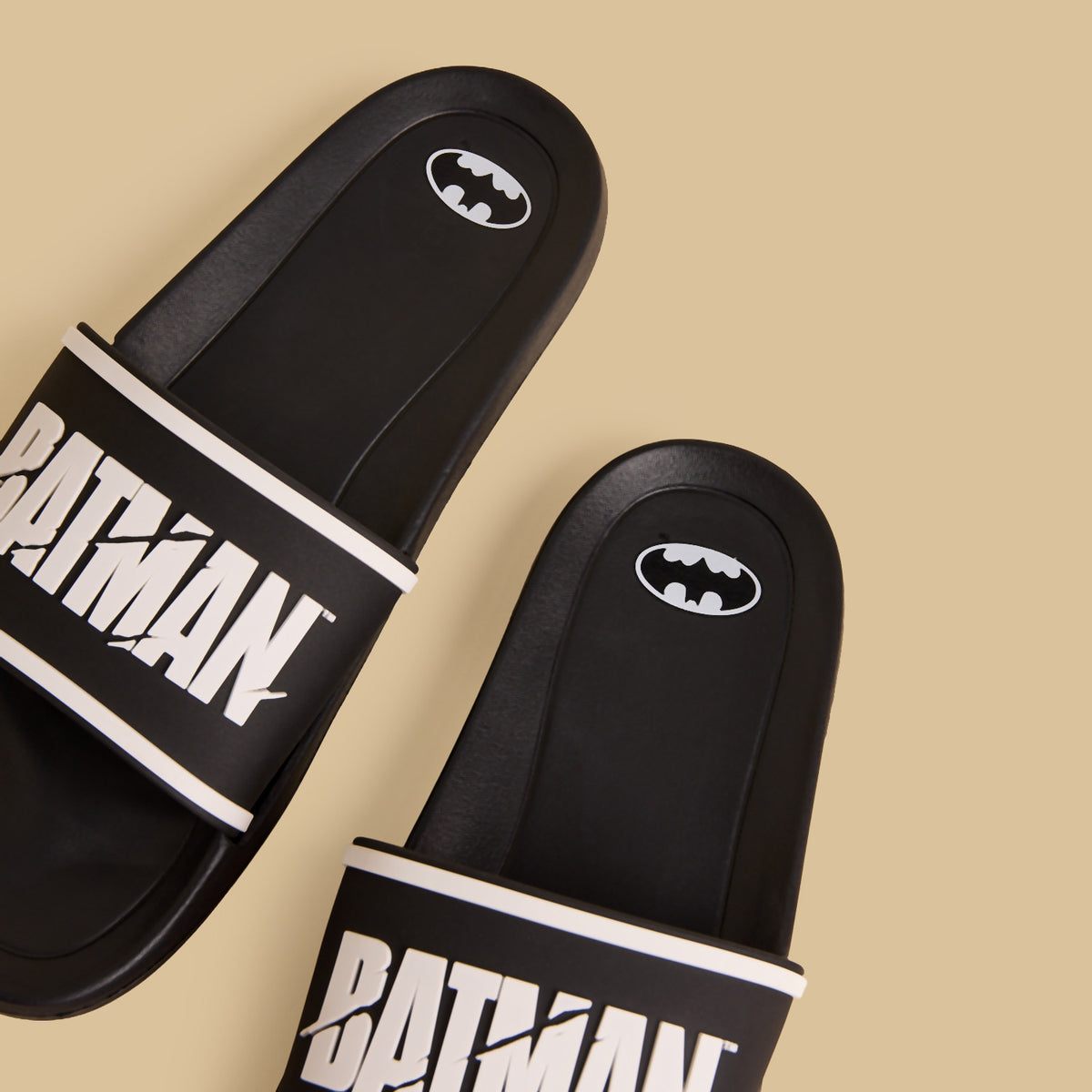 Max Batman Print Slides Black for Men - image 3