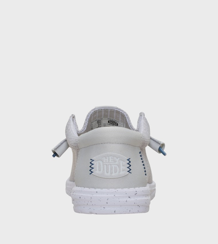 Hey Dude Wally Stretch Socks Shoe White
