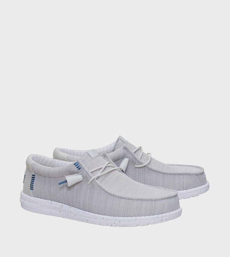 Hey Dude Wally Stretch Socks Shoe White