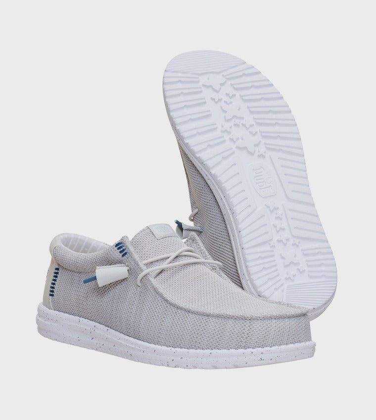 Hey Dude Wally Stretch Socks Shoe White