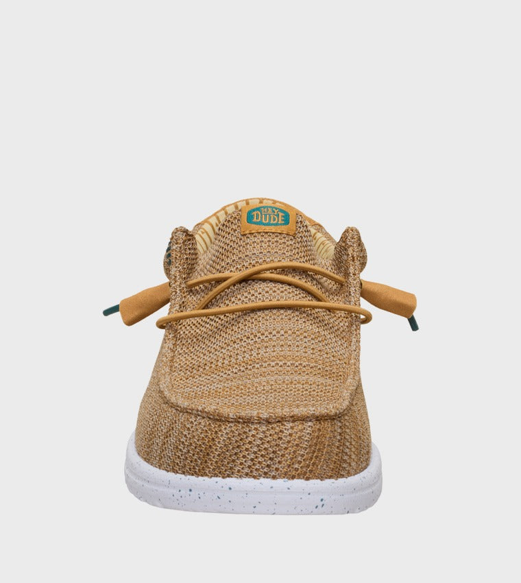 Hey Dude Wally Stretch Socks Shoe Brown