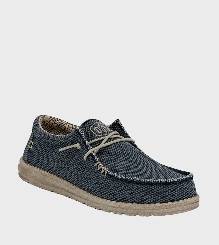 Hey Dude Wally Braided Slip-Ons Blue